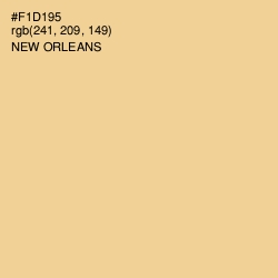 #F1D195 - New Orleans Color Image